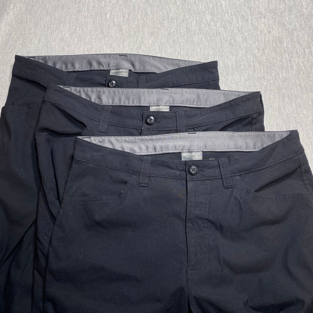 Eddie Bauer Men's Black Cargo Pants